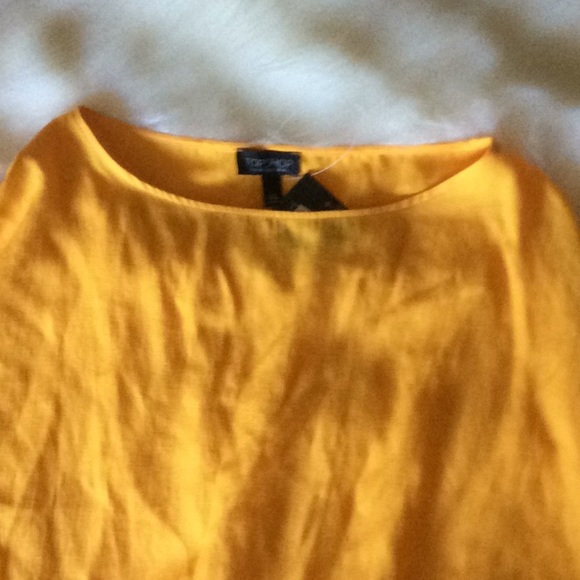 TOPSHOP Flare Sleeve Top with Tie Front -NWT - Picture 6 of 7